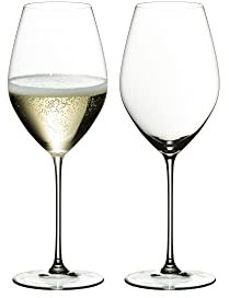 RIEDEL Veritas Calici da champagne, set di 2, Clear, 2 pezzi