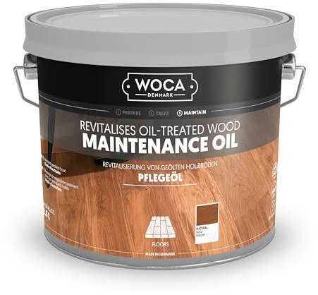 WOCA Denmark Maintenance Oil Pflegeöl Weiß 2,5 L - Pflegeöl für Parkett & Holz im Innenbereich
