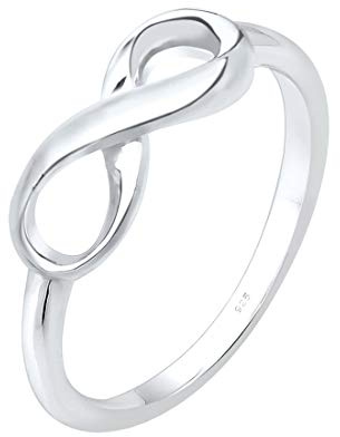 Elli Ring Damen Infinity Symbol Trend in 925 Sterling Silber