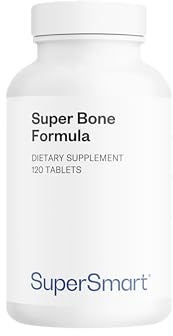 Super Bone Formula - Trägt zu gesunden Knochen bei - Unterstützt gesunde Gelenke - Reich an Kalzium, Zink, Magnesium und den Vitaminen D3, K2 - Glutenfrei - SuperSmart