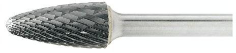 LUKAS A10101225604 HM-Frässtift F Rundbogen 12x25mm Z4 Inox