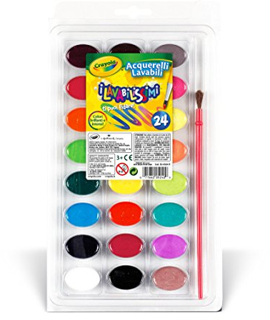 CRAYOLA – 53 – 0524-e-000 – set kreativa fritidsarbeten, – blandpalett tvättbar – 24 färger
