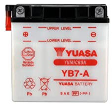 YUASA BATTERIE YB7-A offen ohne Saeure