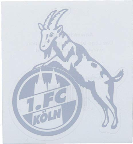 Naklejka przezroczysta (srebrna) 1. FC KÖLN