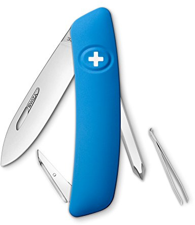 SWIZA Schweizer Messer D02 blau Gesamtlänge: 16.7cm, 75 mm