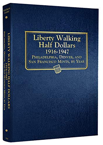 Whitman US Walking Liberty Half Dollar Coin Album 1916 - 1947 #9125