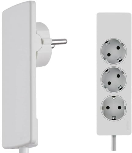 Schulte 151000156300 EVOline Plug-Verlängerung mit 3-fach Verteile