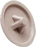 POZI SCREW COVER CAP BEIGE