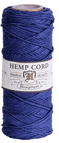 Hemptique HS20CO - Navy - Cordel para jardinería, Color Azul