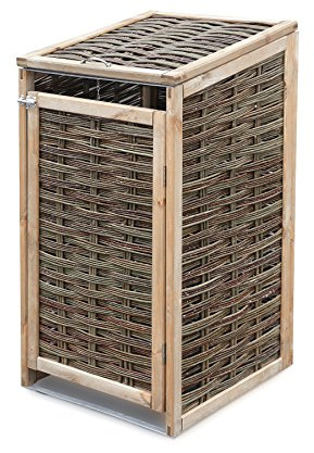 WEIDENPROFI Mülltonnenverkleidung, Mülltonnenbox aus Weide, bis 240 Liter Mülltonnen (LxBxH): 70 x 80 x 113-118 cm