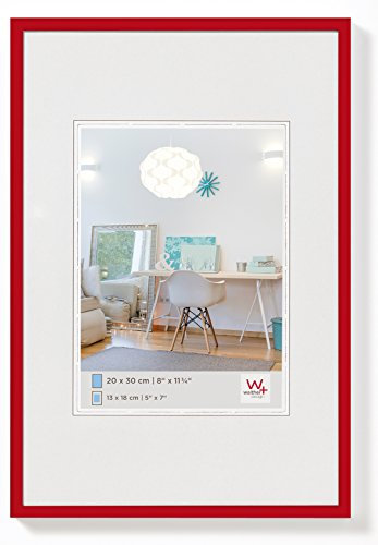 walther design Picture Frame Red 20 x 30 cm New Lifestyle Plastic Frame KV030R
