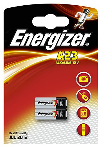 Energizer A23 Alkaline 12V-Batterien für Telefone / Kameras usw. - 2er Pack