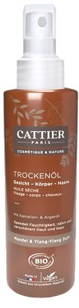 CATTIER PARIS Trockenöl - Mit Kamelien- & Arganöl - zertifizierte Naturkosmetik - 100 ml