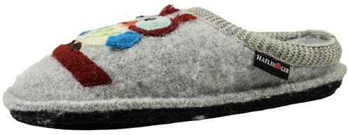 HAFLINGER Women's Olivia, Silver Grey Owl, 40 (US Women's 9) M