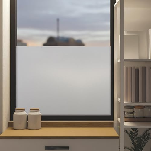 Etched Glass Window Privacy Film by Artscape - Decorative Frosted Glass Design, Static Cling, Full Coverage Privacy, Reduces Glare, Removable and Repositionable, Made in USA - 24 x 36 Inch