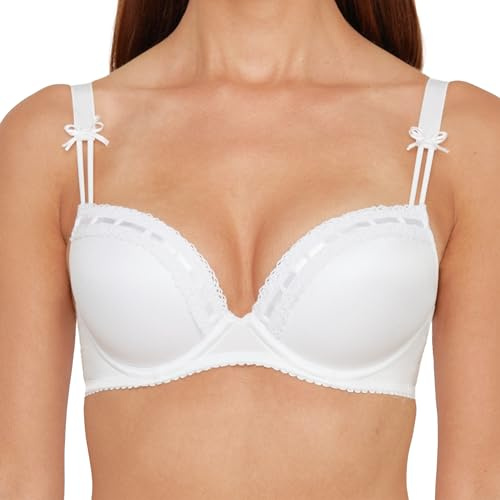 Susa - Reggiseno, Donna, Bianco (Weiß (003)), 5B