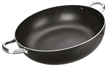 IBILI - Bratpfanne mit 2 Henkeln I-Chef, 32 cm, Aluminium, Anti-Haft, geeignet für Induktion