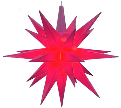 Herrnhuter Sterne Innenstern 13cm - rot - inkl. notwendigem Netzteil