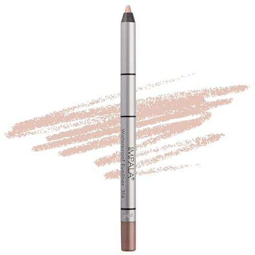 IMPALA | Wasserdichter cremiger Eyeliner Champagner 314 | Präziser Strich oder rauchiger Effekt | Dichte, cremige Textur, leicht aufzutragen | Intensive, lang anhaltende und wasserfeste Farbe