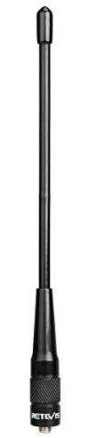 Retevis RHD701 Walkie-Talkie Antenne VHF/UHF kompatibel mit Baofeng UV-5R Plus BF-88E UV-5RTP BF-88S UV-5RA UV-5RB UV-5RC Retevis RT5 RT5R RT5RV RT86 Doppelband SMA-F Antenne mit hoher Verstärkung (1 | Doppelband Antenne mit Hoher Verstärkung Kompatibel mit Retevis RT5R RA79 RT86 Baofeng UV-5R Plus BF-88E UV-5RTP BF-88S