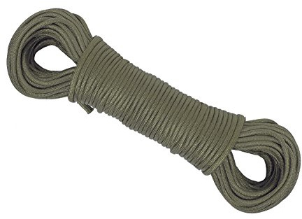 Lomo Überleben-Seil - 550lbs Paracord, 4 mm / 7 der Faden - 30,5 m / 100 Fuß, OLIVGRÜN