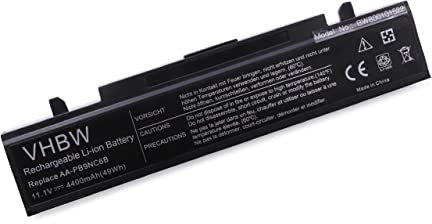 Batteria Li-Ion nera per serie SAMSUNG E, P, Q, R, RF sostituisce PB9NC6B AA, AA-PB9NS6B, AA PB9NC6W 4400mAh 11.1V