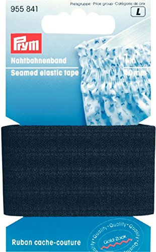 Prym Nahtbahnenband 40 mm schwarz, 80% PES 20% ED, 955841-1