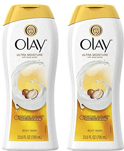 Olay Ultra Moisture Moisturizing Body Wash with Shea Butter, 23.6 oz, 2 pk by Olay