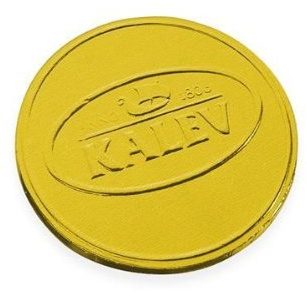 [Packung mit 40] Estonisch Kalev schokolade medaille barren 15g