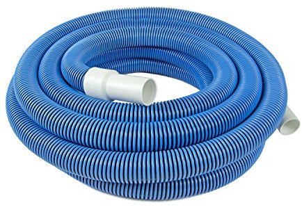 Poolmaster 33440 Heavy Duty In-Ground Pool Vacuum Hose with Swivel Cuff Made in The USA, Blue, 40'