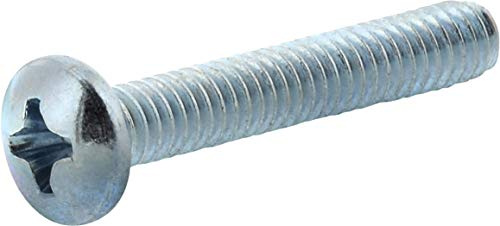 Hillman 92174 Zinc Pan Head Phillips Machine Screws (#10-24 x 2-1/2) - 100 Pieces