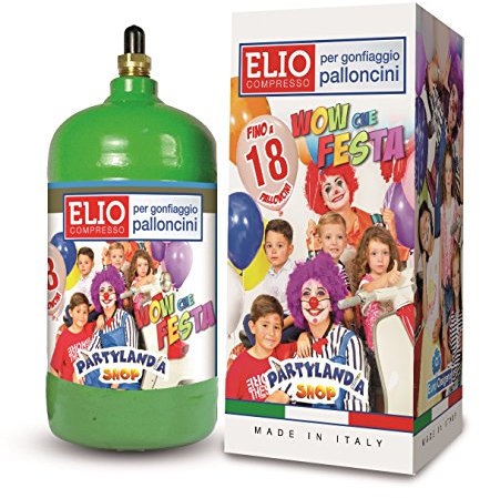 PalaParty srl Bouteille d'hélium de 1 l (0,145 m3) pour gonfler 18 ballons