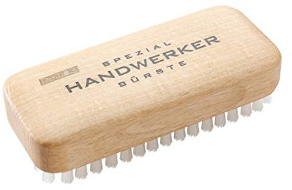 REMOS Handbürste Handwerker aus heimischem Buchenholz mit Nylonborsten