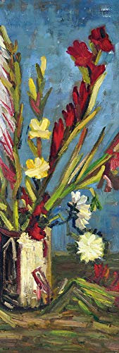 1art1 Vincent Van Gogh Poster Vase Mit Gladiolen, 1886 Kunstdruck Bild 158x53 cm