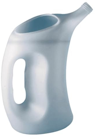 hünersdorff Ölmaßgefäß 5,0l, mit eingeprägter Skala, naturfarben, HD-PE, made in Germany