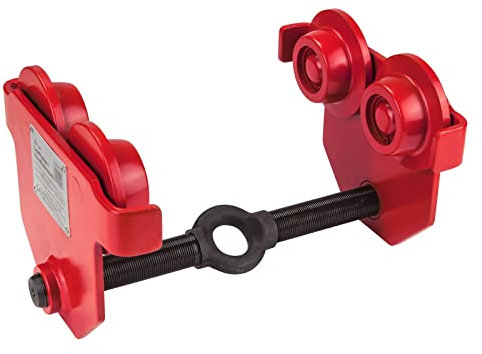 Laufkatze Schienenlaufkatze Handfahrwek Rollfahrwerk Seilwinde Kettenzug 0,5 t