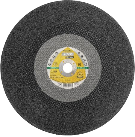 KLINGSPOR 13528 A 24 R Lot de 10 disques à tronçonner droits 350 x 3,5 x 25,4 mm