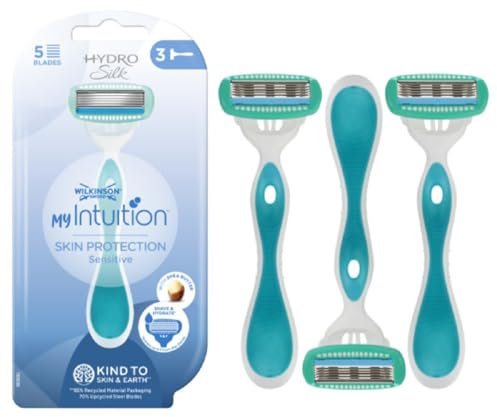 Wilkinson Hydro Silk - Rasoio da donna, confezione da 3 pezzi