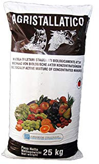Stallatico in pellet (Agristallatico) 3,8 mm (25 kg), concime per piante e fiori