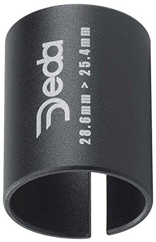 Deda Elementi Bague Réductrice 1-1 1/8 En Aluminium, ATTACCHI Unisex Adulto, Nero, 1 to 1 1/8th