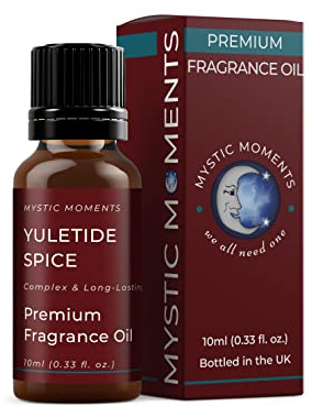 Mystic Moments | Weihnachtsgewürz Duftöl | 10ml | Weihnachtsgewürz-Noten erzeugen einen Duft mit warmen festlich gewürzten Noten für Kerzen, Seifen, Duftwachs und Diffusoren.