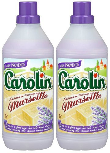 Carolin de limpieza para suelos Medio, Savon de Marsella, fragancia: Provence, 1 L, 2 pcs