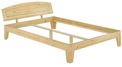 Erst-Holz®Futonbett 140x200 Kiefer Natur ohne Rost