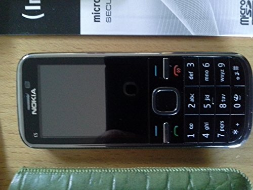 Nokia C5 Smartphone (5,6 cm (2,2 Zoll) Display, Bluetooth, 5 Megapixel Kamera) schwarz