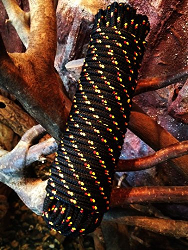 Nr.39 Schwarzes Polypropylen Seil, Polypropylenseil 12 mm x 30 m, Kordel,Bootsleine,Ankerleine,Festmacher,Allzweckseil, Segeltauwerk, Mehrzweckseil, Bootstau, Strick, Ersatzseil, Reparaturseil, Schot,Seil,Leine,Band,Seile,Schnüre,Tau, Festmacherleine