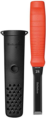Scalpello giapponese EDC 18mm di Hultafors I Lama in acciaio giapponese di alta qualità I Scalpello per legno include una robusta fondina I Per lavori di precisione pesanti I 390053