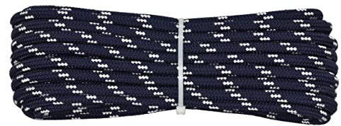 006009122 Treccia corit blu, 10 mm - 10 mt, Corda intrecciata multiuso resistente ai raggi U.V. e all'abrasione, per attività all'aperto, giardino, mare, guinzagli e fai da te, rottura 1050 kg