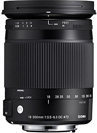 Sigma Objectif 18-300 mm F3.5-6.3 DC Macro OS HSM pour Nikon