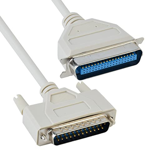 SIENOC LPT Paralleldrucker 25 Pin DB-25 Stecker auf CN36 36-polig | IEEE1284 Kabel (1.4m)