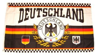 Fahne / Flagge Deutschland Fußball NEU 150 x 250 cm